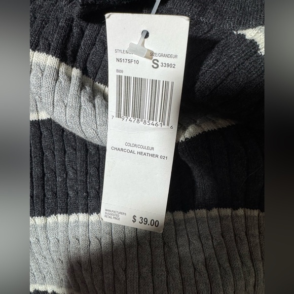 Eight Eight Eight Cable Knit striped Sweater - Picture 4 of 5